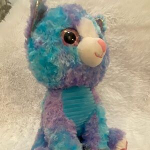 Source Unknown Plush Cat Toy - Lavender and Sky Blue
